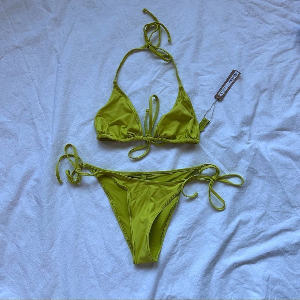 SKIMS Women's Swimwear in Bright Yellow